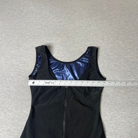 Lucky Clover Women’s Sauna Sweat Vest Adjustable Zipper Waist Trainer Tank Top - Picture 5 of 8